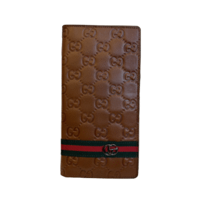Gucci Chocolate Leather Long Premium Wallet